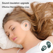 Silicone Sleep Soundproof Noise Reducing Earplugs Swimming Water-resistant Earplugs(Black)