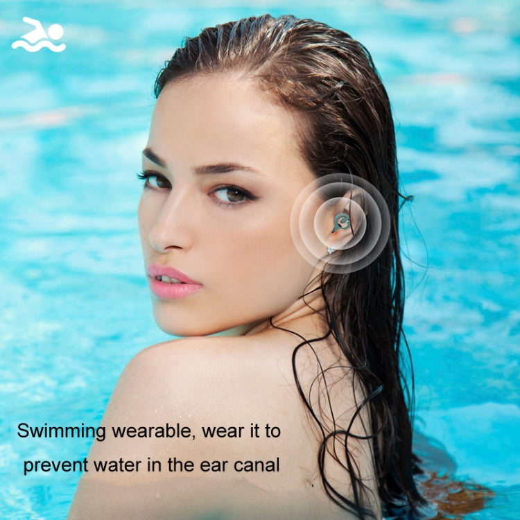 Silicone Sleep Soundproof Noise Reducing Earplugs Swimming Water-resistant Earplugs(Green)