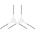 For Dreame L20 Ultra / X20 Pro / X20 Pro Plus Robot Vacuum Accessories 1pair White Side Brush - For Xiaomi Accessories by PMc TechLife | Online Shopping South Africa | PMc TechLife | Buy Now Pay Later Mobicred