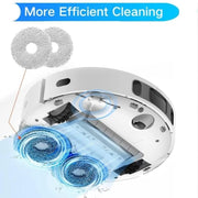 For Dreame L20 Ultra / X20 Pro / X20 Pro Plus Robot Vacuum Accessories 1pair White Side Brush