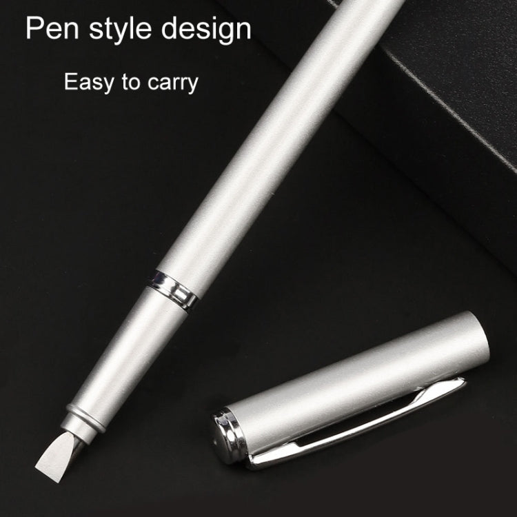 Tungsten Steel Fiber Cutting Knife Pen Type Portable Bare Fiber Cutter, Style: Flat Blade