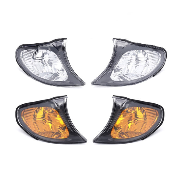 For 2002-2005 BMW 3 Series E46 Car Front Corner Parking Turn Signal Lights(White Left OE 63137165859)