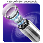 Household Visual Ear Excavator High-Definition Ear Wax Removal Picking Stick(White)