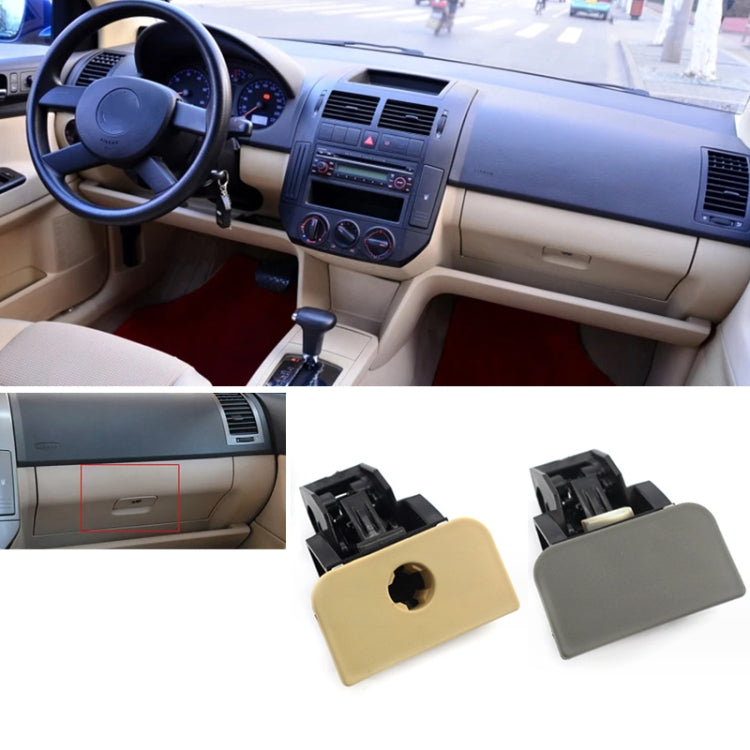 For 2002-2009 Volkswagen Polo OE 6Q0857131D Glove Box Lid Handle, Color: Gray