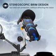 Colorful Motorcycle Shock-absorbing Navigation Mobile Phone Holder(Mirror Mount)