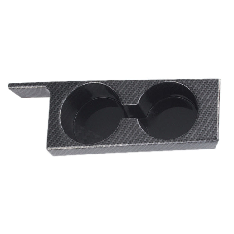 For BMW 5 Series E39/528i/530i/M5 Left-hand Drive Car Central Control Cup Holder, Color: Carbon Grain With Groove