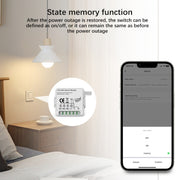 4CH WiFi Smart Switch Module For Alexa / Google Home / Tuya Smart Life APP