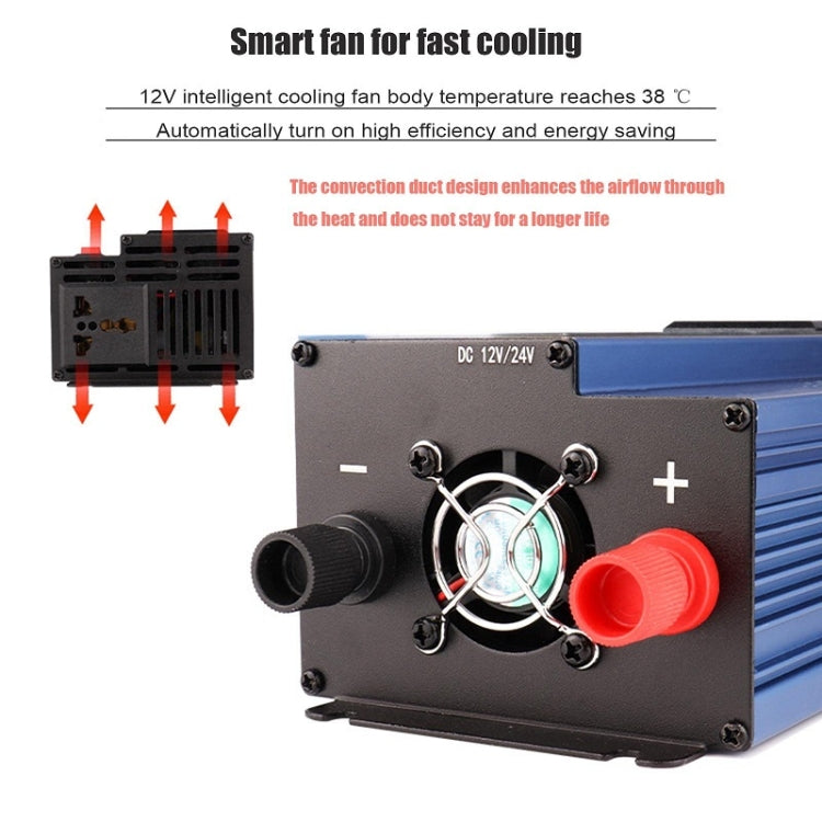 1200W/12V24V Convert To 220V Dual Voltage Modified Sine Wave Inverter