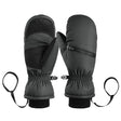 Winter Padded Ski Gloves Outdoor Windproof Warm Sports Gloves, Size: L(Black) - free shipping - PMC TechLife - Order now!