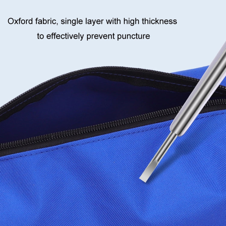 Multifunctional Portable Water-resistant Hardware Parts Tool Bag, Specification: Large Black