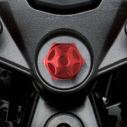 Motorcycle Light Bee Uplink Screws Uplink Modification Screws Decorative Cover(Red)