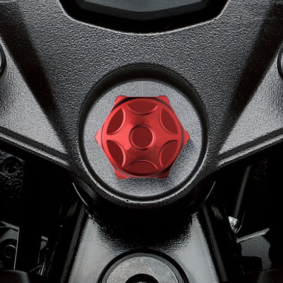 Motorcycle Light Bee Uplink Screws Uplink Modification Screws Decorative Cover(Red)