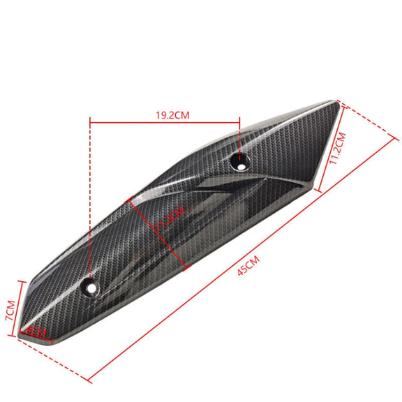 Motorcycle Modification Accessories Exhaust Pipe Anti-scald Cover(Flower Color)