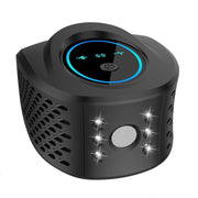QSQ218 Multifunctional LED Household Indoor High-power Ultrasonic Mouse Repellent EU Plug(Black)