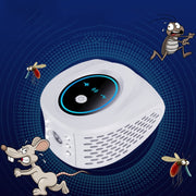 QSQ218 Multifunctional LED Household Indoor High-power Ultrasonic Mouse Repellent US Plug(White)
