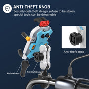 Colorful Motorcycle Shock-absorbing Navigation Mobile Phone Holder(Handlebar Model)