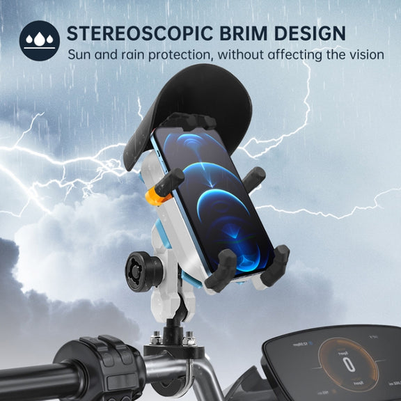 Colorful Motorcycle Shock-absorbing Navigation Mobile Phone Holder(Handlebar Model)