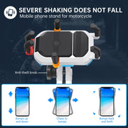 Colorful Motorcycle Shock-absorbing Navigation Mobile Phone Holder(Handlebar Model)