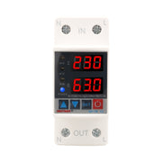 SINOTIMER SVP-718 63A Adjustable Self-resetting Intelligent Over-voltage and Under-voltage Protector 220V AC