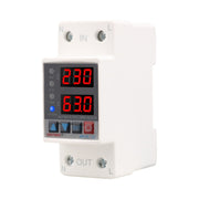SINOTIMER SVP-718 63A Adjustable Self-resetting Intelligent Over-voltage and Under-voltage Protector 220V AC