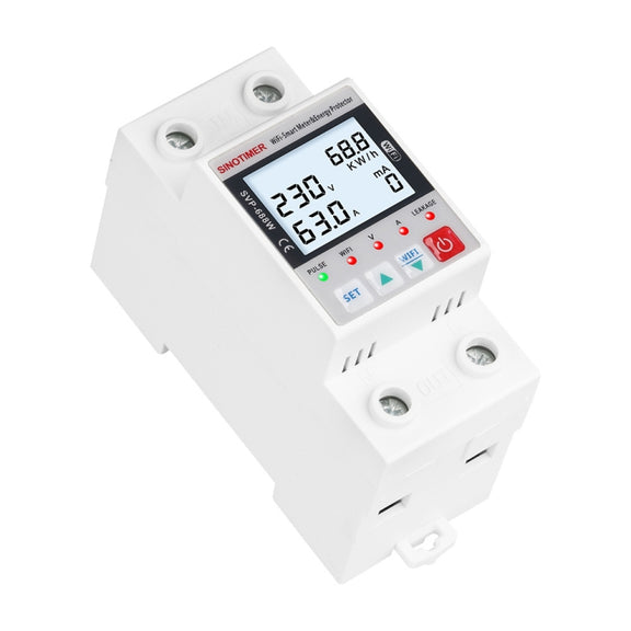 SINOTIMER SVP-688W-L  TUYA APP WiFi Smart Circuit Breaker Over Under Voltage Protector