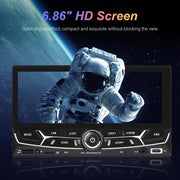 6.86inch Dual Butt Button Knob Player MP5 With Backup Camera Function / Bluetooth / CarPlay(Standard)