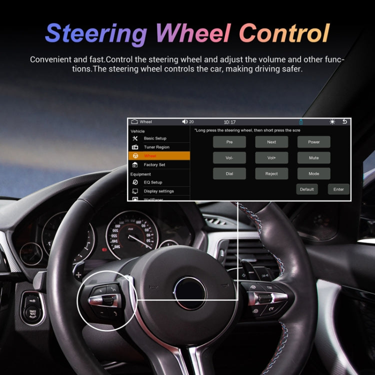 6.86inch Dual Butt Button Knob Player MP5 With Backup Camera Function / Bluetooth / CarPlay(Standard)