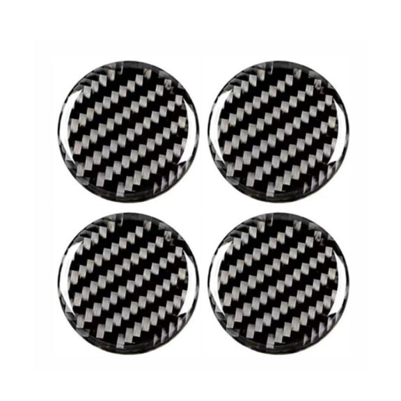10pcs Car Modification Protection Keyhole Anti-Blocking Sticker(Carbon Fiber Black)