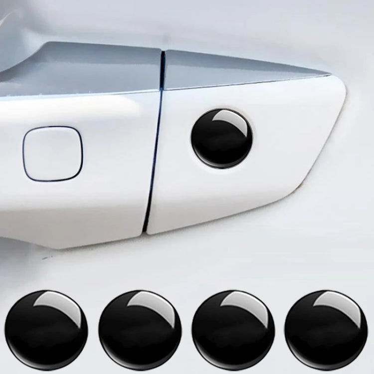 10pcs Car Modification Protection Keyhole Anti-Blocking Sticker(Transparent)