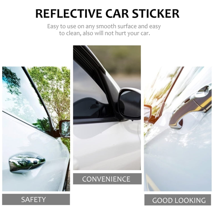 10pcs Bad Man Car Modification Sticker(White)