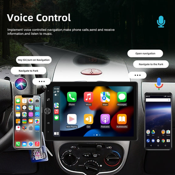 10.4 Inch MP5 Single Butt Vertical Screen Manual Rotation Android Navigation With Wireless Carplay Backup Camera(Standard)
