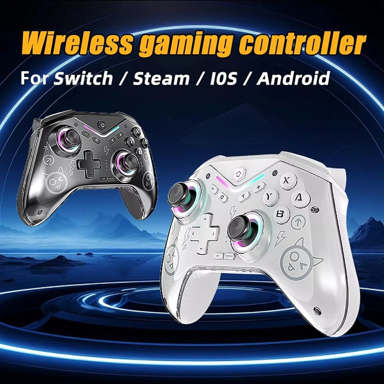 CM-617  Wireless Bluetooth Game Controller for Switch / Android / IOS / PC / Smart TV(Colorful Black)