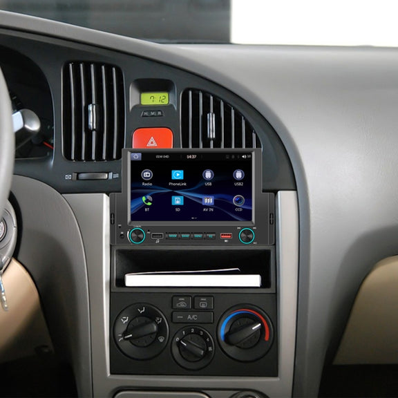 6.2 Inch MP5 Player Single Butt Universal Wired CarPlay Car Monitor, Model: Standard+12 Light Camera