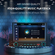 6.2 Inch MP5 Player Single Butt Universal Wired CarPlay Car Monitor, Model: Standard+12 Light Camera