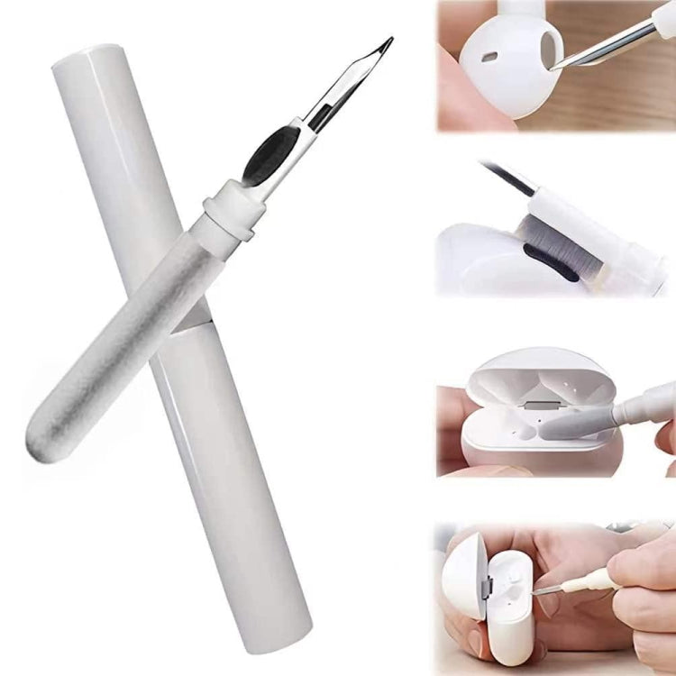 5pcs SM-116 3-in-1 Multifunctional Bluetooth Earphone Cleaning Pen Keyboard Cleaning Brush Set(Black)