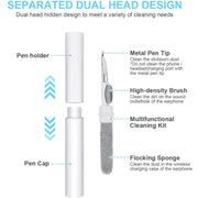 5pcs SM-116 3-in-1 Multifunctional Bluetooth Earphone Cleaning Pen Keyboard Cleaning Brush Set(Black)