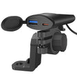 Motorcycle PD+USB Fast Charging Mobile Phone Charger Rearview Mirror Extension Bracket - Battery Charger by PMC TechLife | Online Shopping South Africa | PMC TechLife | Buy Now Pay Later Mobicred
