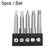 5pcs / Set Profile Bit Chrome Vanadium Steel Bit Set Appliance Repair Electrical Drill Accessories With Magnetic - Drill & Drill Bits by PMC TechLife | Online Shopping South Africa | PMC TechLife | Buy Now Pay Later Mobicred