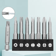 7pcs / Set Profile Bit Chrome Vanadium Steel Bit Set Appliance Repair Electrical Drill Accessories With Magnetic
