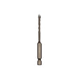 4mm Hexagonal Shank Spiral Flute Cross Alloy Drill Bits Glass Tile Four Edge Drivers - Drill & Drill Bits by PMC TechLife | Online Shopping South Africa | PMC TechLife | Buy Now Pay Later Mobicred