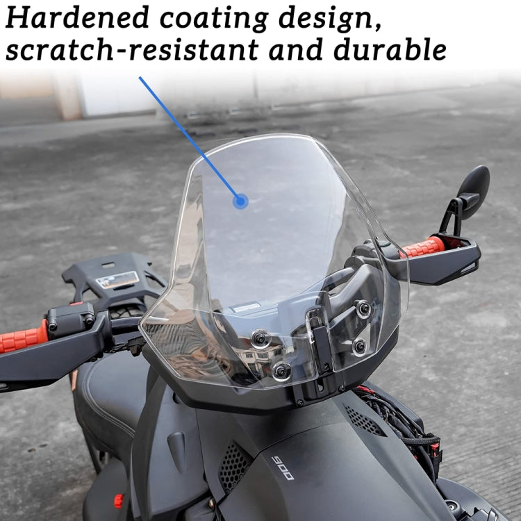 For Can-Am Ryker 600/Ryker 900 Adjustable Front Windshield(Transparent)