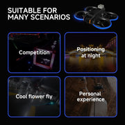 For DJI Avata 2 RCSTQ Colorful Luminous Light Belt High Bright Tube Night Flight Warning Light Strip(Fluorescent)