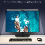 TB-30SA 33cm Timing Dimming Display Asymmetric Working Eye Care LED Desk Lamp Laptop Screen Hanging Light(Black)
