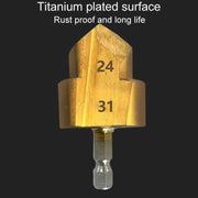 Hexagonal Shank PPR Step Drill Bits Leak Repairing And Connecting Tools, Model: #20