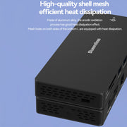 Blueendless 12-In-1 HD Multifunctional Docking Station 10Gbps Splitter With Switch(Dual 8K HDMI+DP)