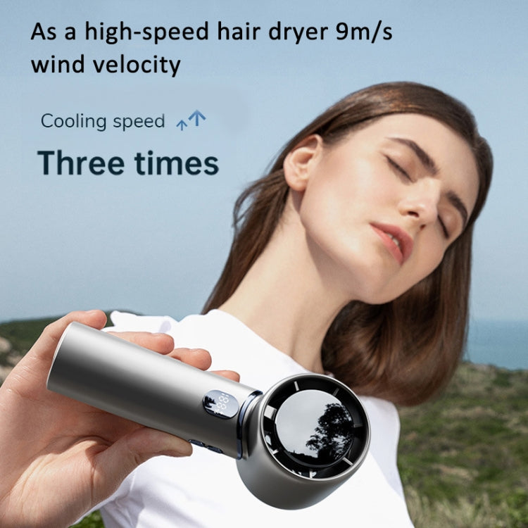 Handheld Turbine Fan 120 Speed ?Brushless Motor Fan(Space Gray)