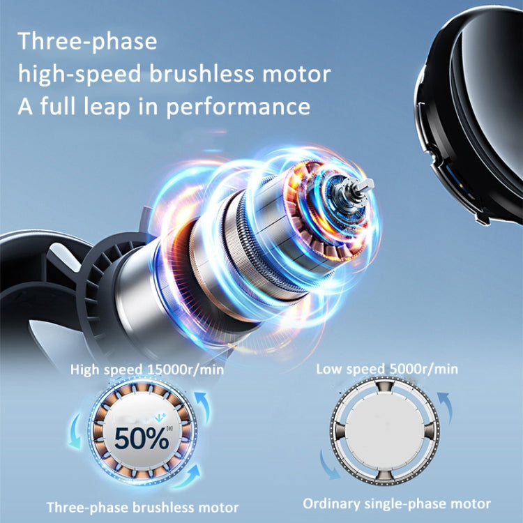 Handheld Turbine Fan 120 Speed ?Brushless Motor Fan(Space Gray)