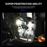 For Yamaha Tenere 700 Headlight Acrylic Protective Cover(Fluorescent Green)