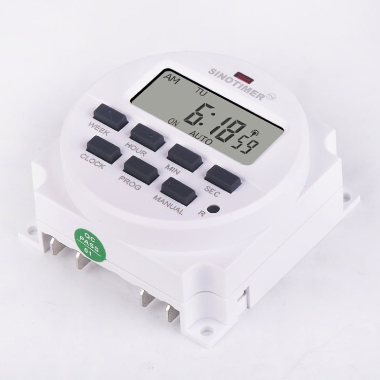 SINOTIMER TM618SH  1 Second Interval Digital LCD Timer Switch Programmable Time Relay 220V