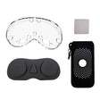 For Apple Vision Pro 4 In 1 Kit Lens Cover Battery Protection Case Accessories, Spec: B Style Black - VR Accessories by PMC TechLife | Online Shopping South Africa | PMC TechLife | Buy Now Pay Later Mobicred